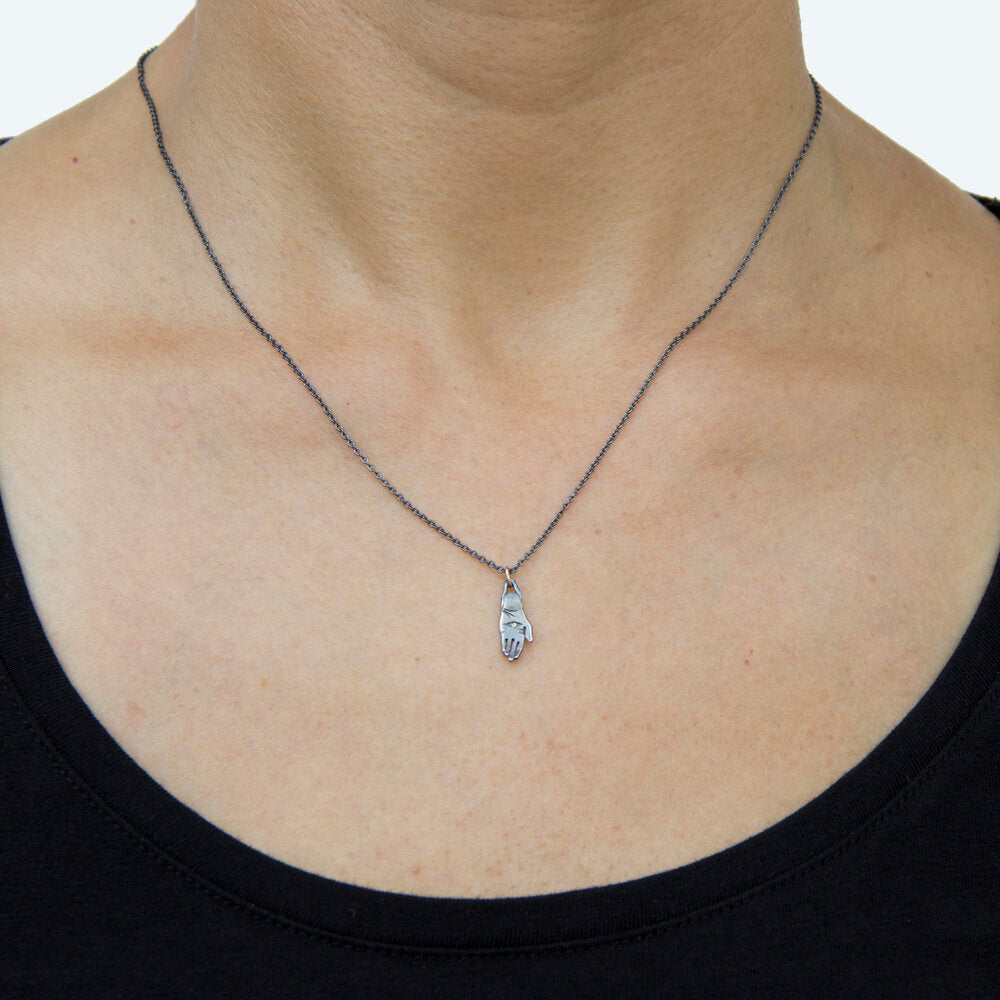 MY HAMSA NECKLACE - SILVER