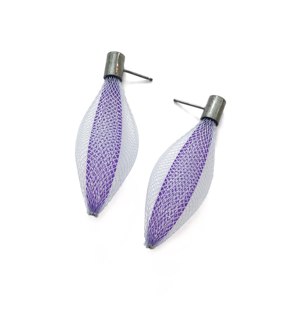 OVULO POST EARRINGS - LAVENDER