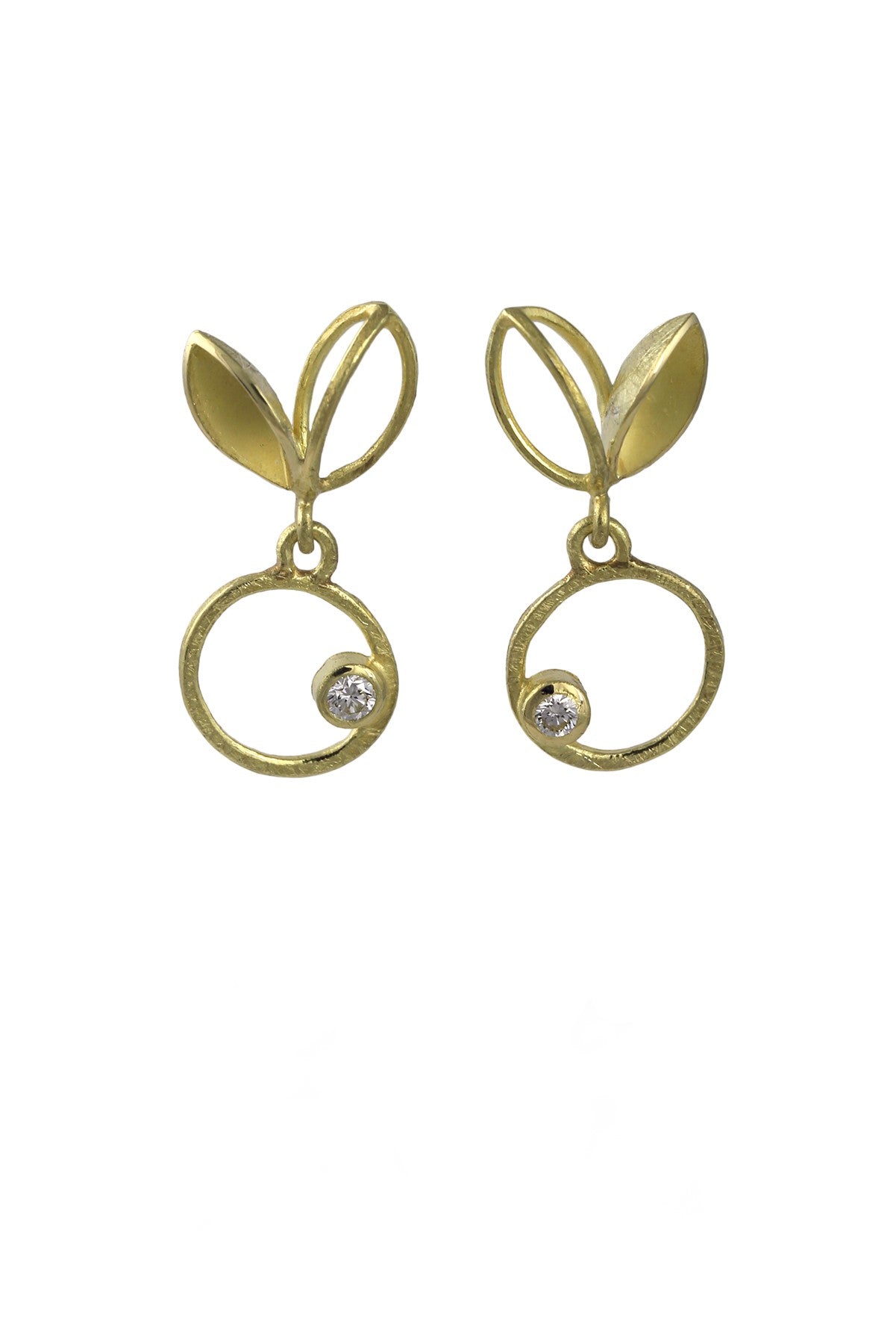 18K YELLOW GOLD EARRINGS