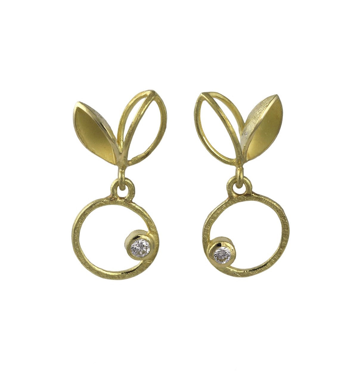 18K YELLOW GOLD EARRINGS