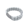 SILVER METALLICS KUMIHIMO BRACELET