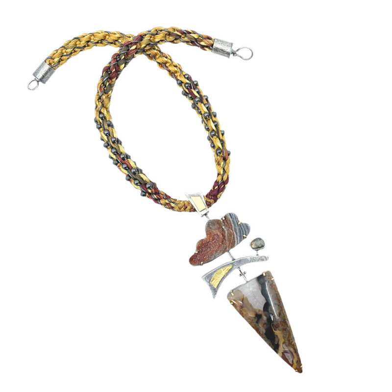FROM RUST TO GOLD NECKLACE