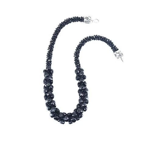 BLACK KUMIHIMO NECKLACE