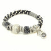 BOEHEMIAN BLACK AND WHITE BRACELET
