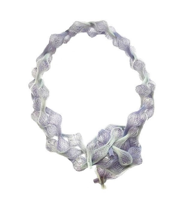 BRAIDED NECKLACE - LAVENDER