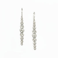 DOUBLE DODECAHEDRON PILLAR EARRINGS_