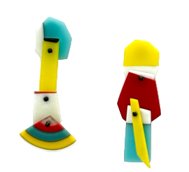 MISMATCHED POST EARRINGS 1