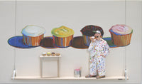 FOUR CUPCAKES "Wayne Thiebaud 1971"