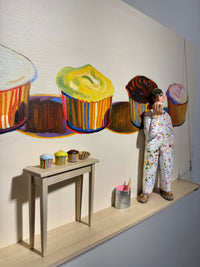 FOUR CUPCAKES "Wayne Thiebaud 1971"