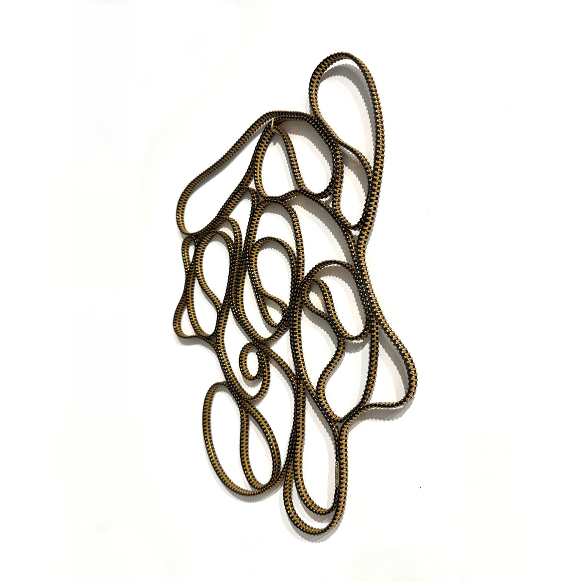 INTERLACE III - ZIPPER SCULPTURE