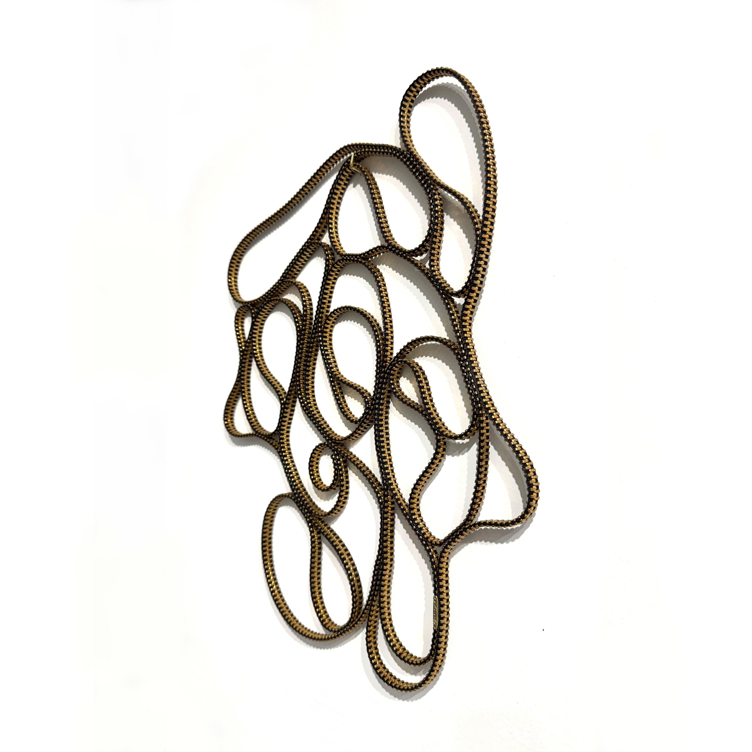 INTERLACE III - ZIPPER SCULPTURE