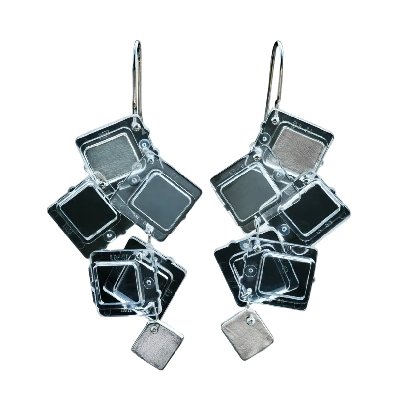 ICED WINDOWS EARRINGS - SMALL