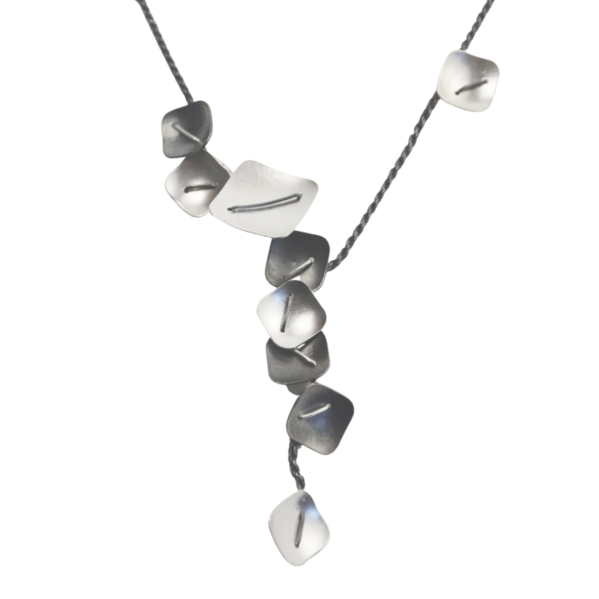 LAYERED SMALL SQUARE NECKLACE