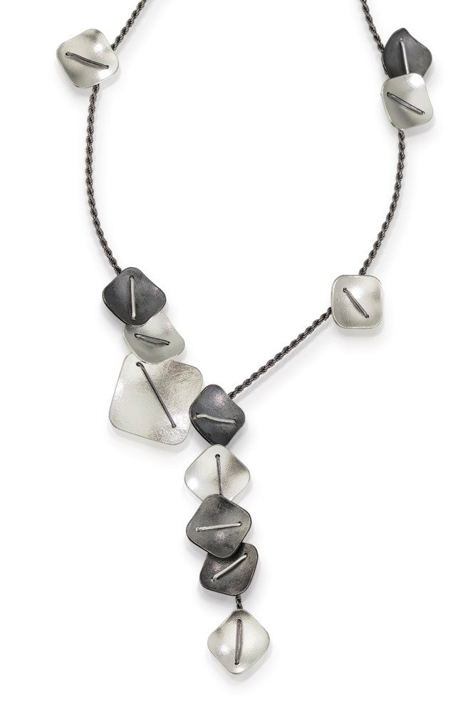 LAYERED SMALL SQUARE NECKLACE