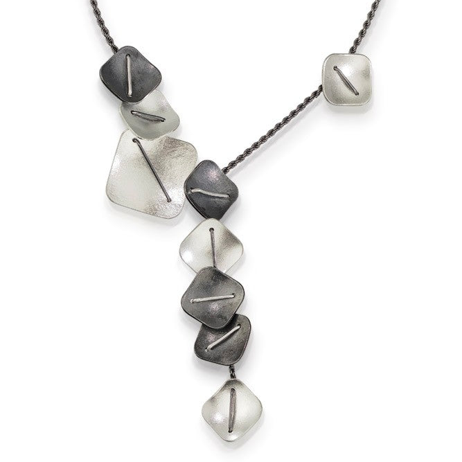 LAYERED SMALL SQUARE NECKLACE