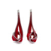 LONG FABRIC KNOT EARRINGS