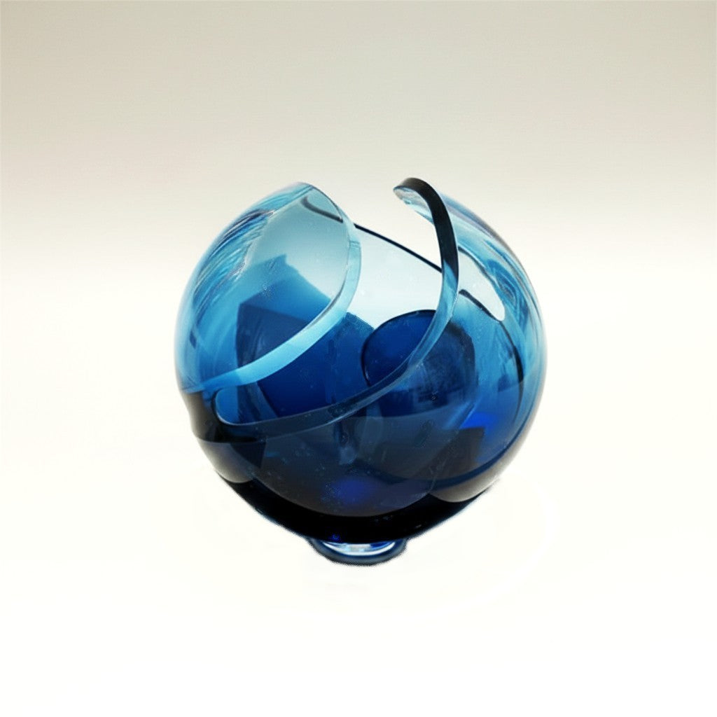 STEEL BLUE / SEA GREEN VASE
