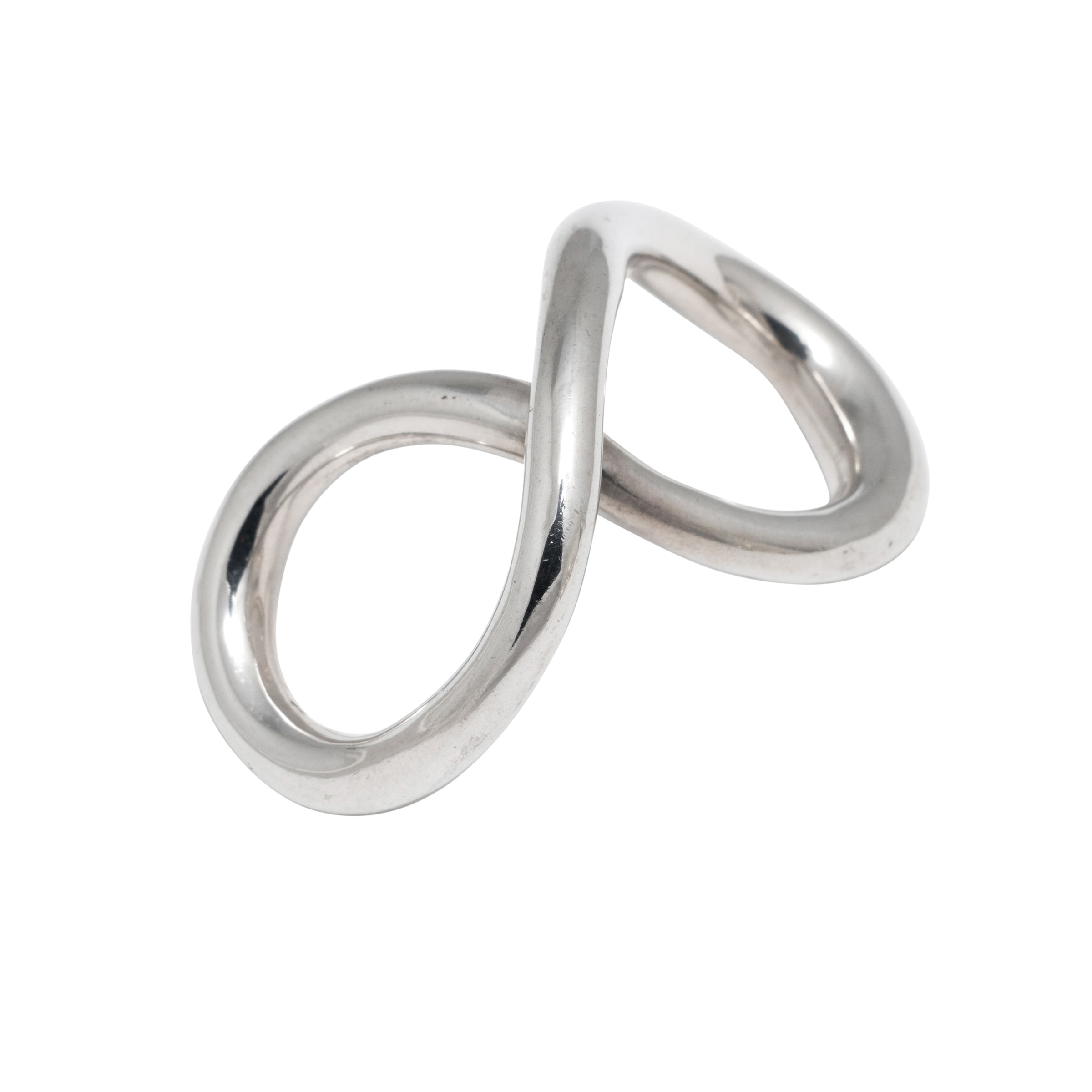 MOBIUS METAL RING - STERLING SILVER