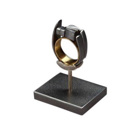 STEEL AND GOLD RING 2