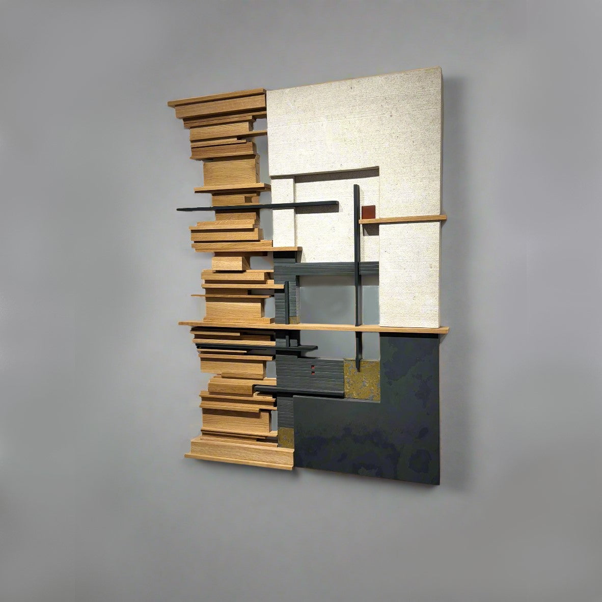 STEPS DOWN THE BLUFF - SCULPTURAL WALL ART