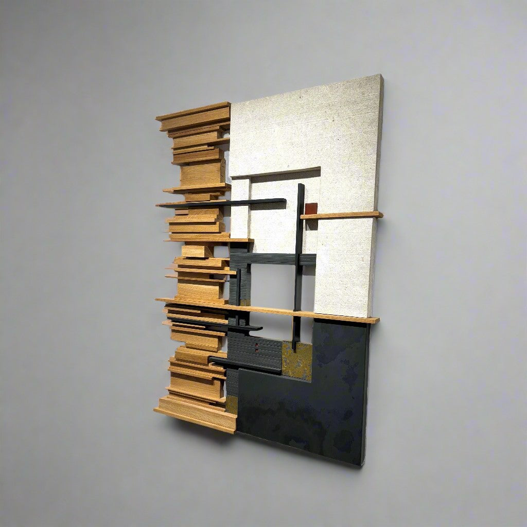 STEPS DOWN THE BLUFF - SCULPTURAL WALL ART