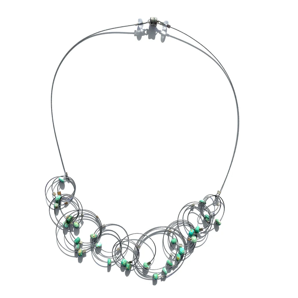 VERTIGO NECKLACE - TURQUOISE