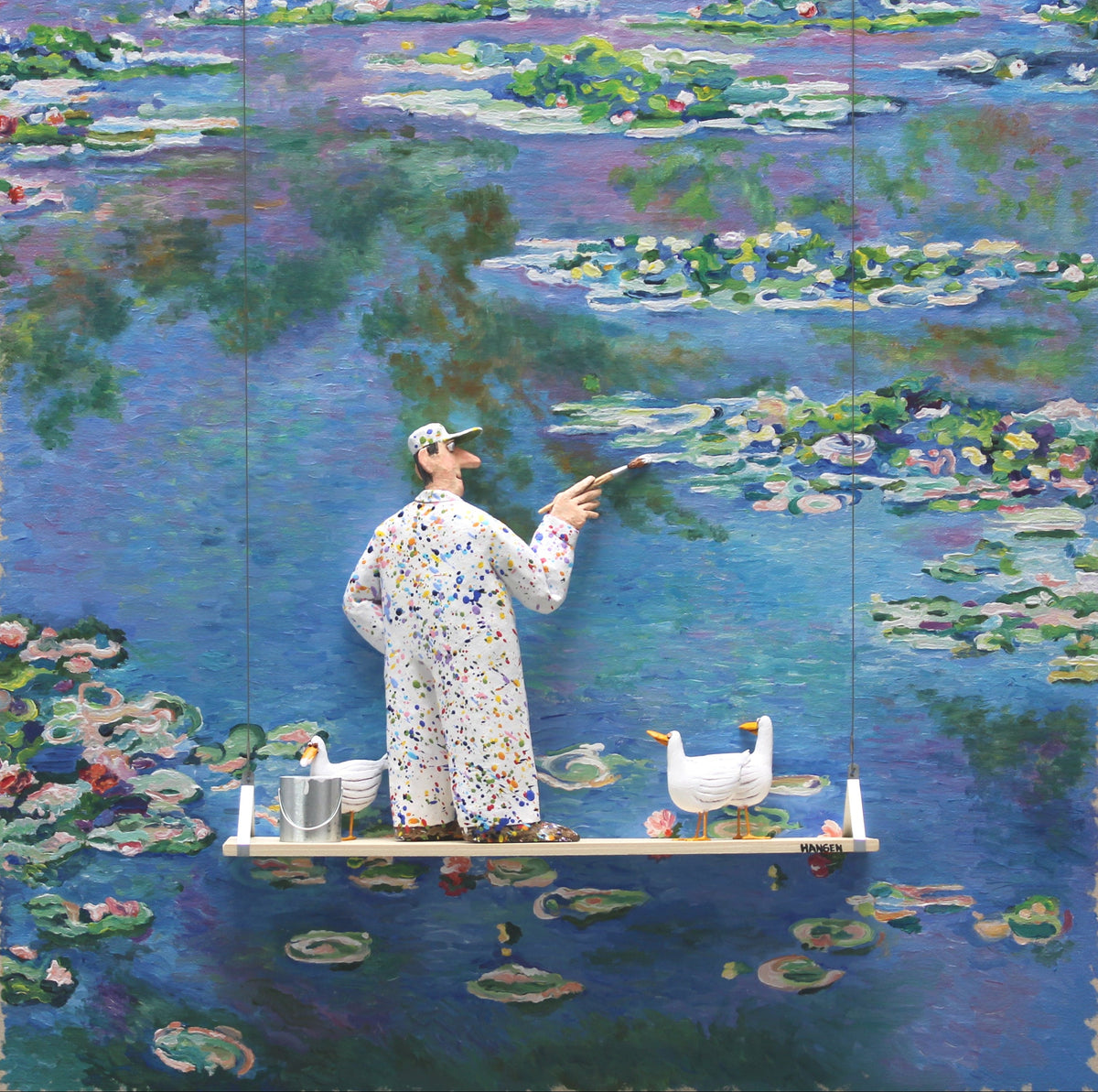 WATER LILIES - "Claude Monet 1906"