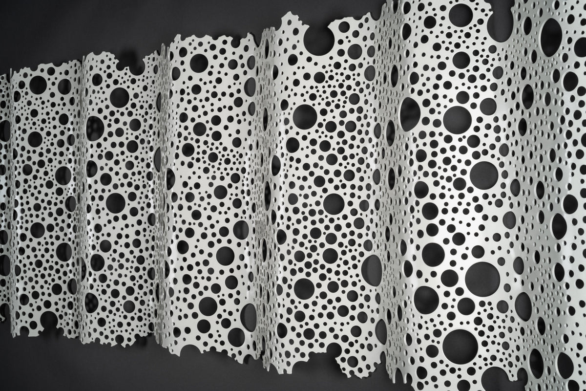 WHITE WAVE - WALL SCULPTURE