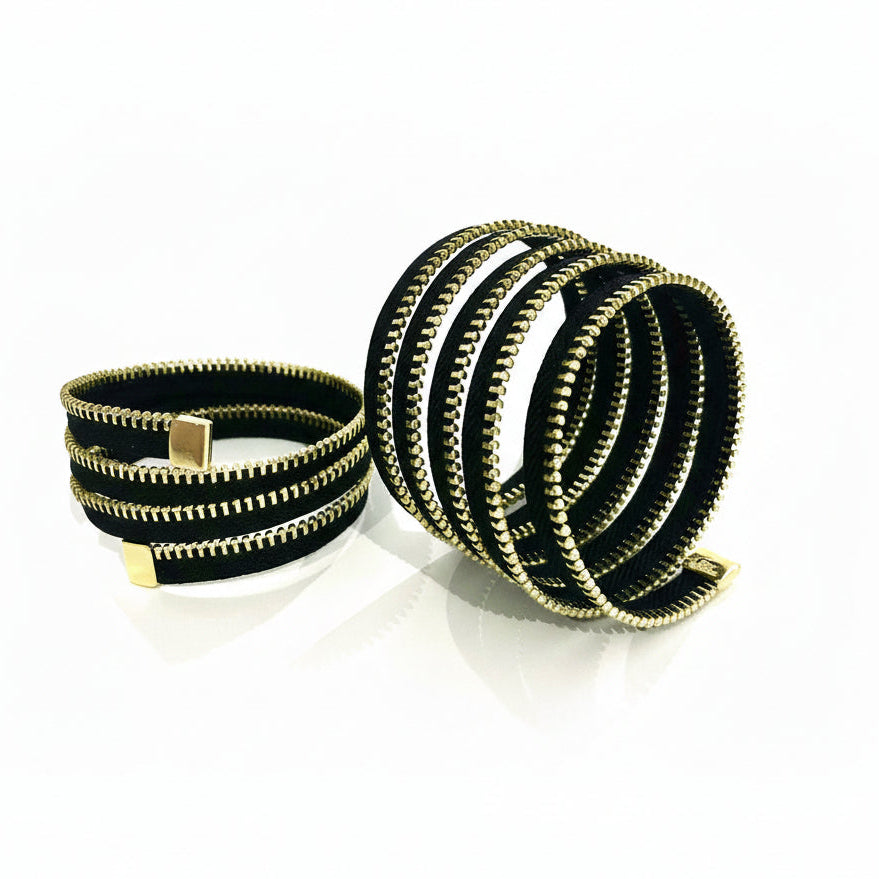 WIDE COIL WRAP BRACELETS