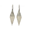 LIL TRIANGLE DANGLE EARRINGS - SILVER