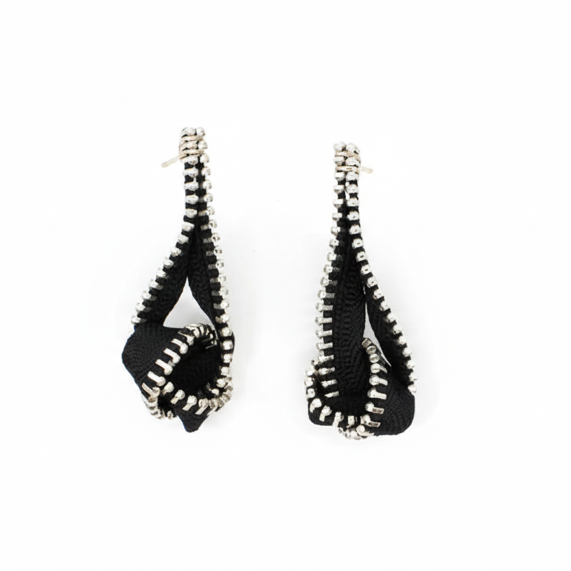 FABRIC KNOT EARRINGS - K5164