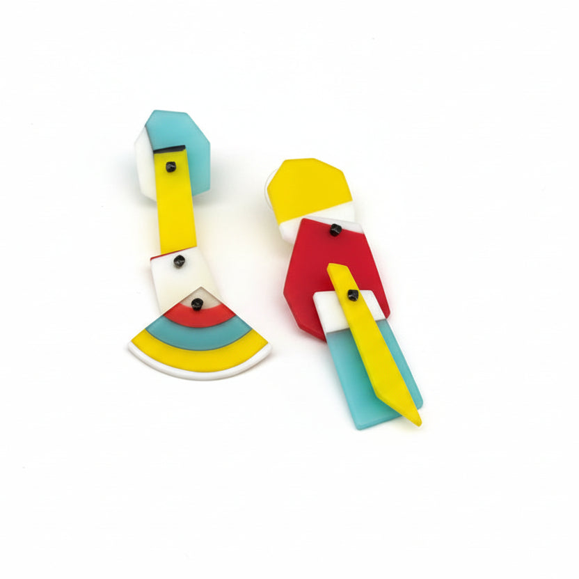 MISMATCHED POST EARRINGS 1