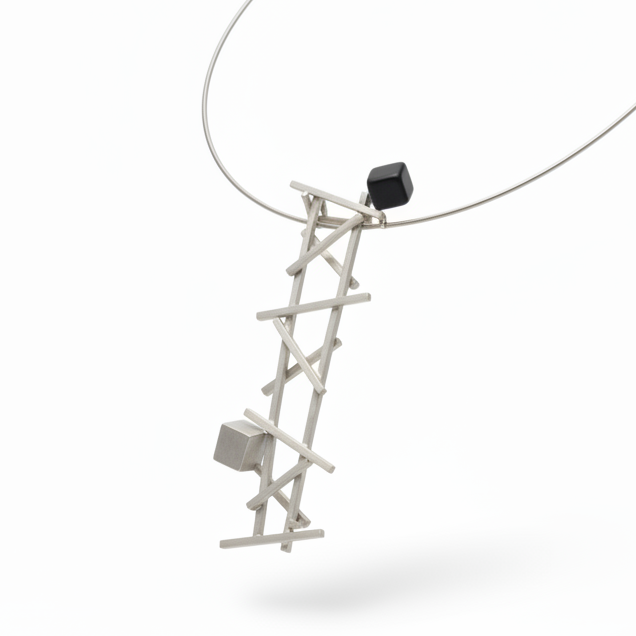 BUILD NOT DESTROY PENDANT – InterFusion Art